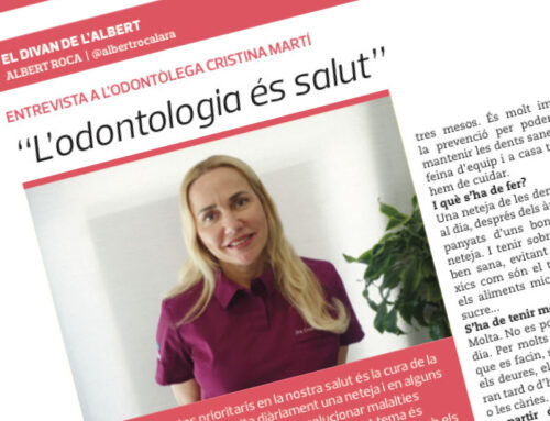 L’odontologia és salut. Entrevista a la Doctora Cristina Martí